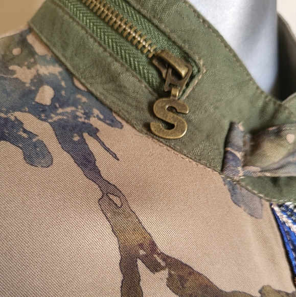 60. Desigual Snap Shirt Top - Size 36 XS - Picture 5 of 9